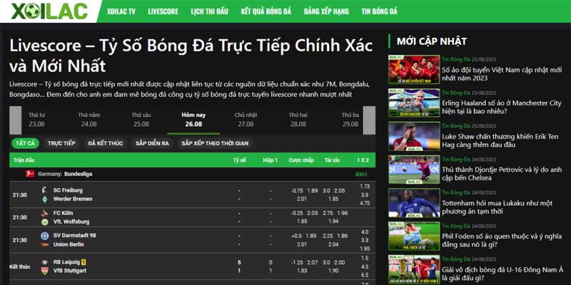 Xem trực tiếp bóng đá xoivotv có gì hot